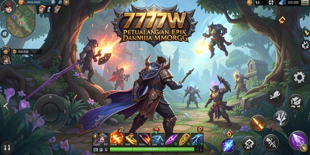 Gameplay 7777W dengan grafik menakjubkan dan petualangan seru.