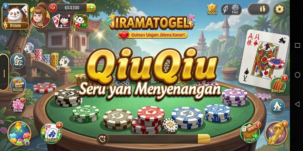 Screenshot gameplay QiuQiu yang menarik dari IRAMATOGEL.