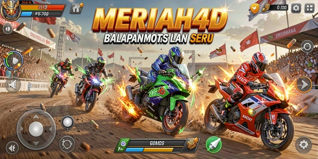Gameplay seru dari balapan motor di MERIAH4D.