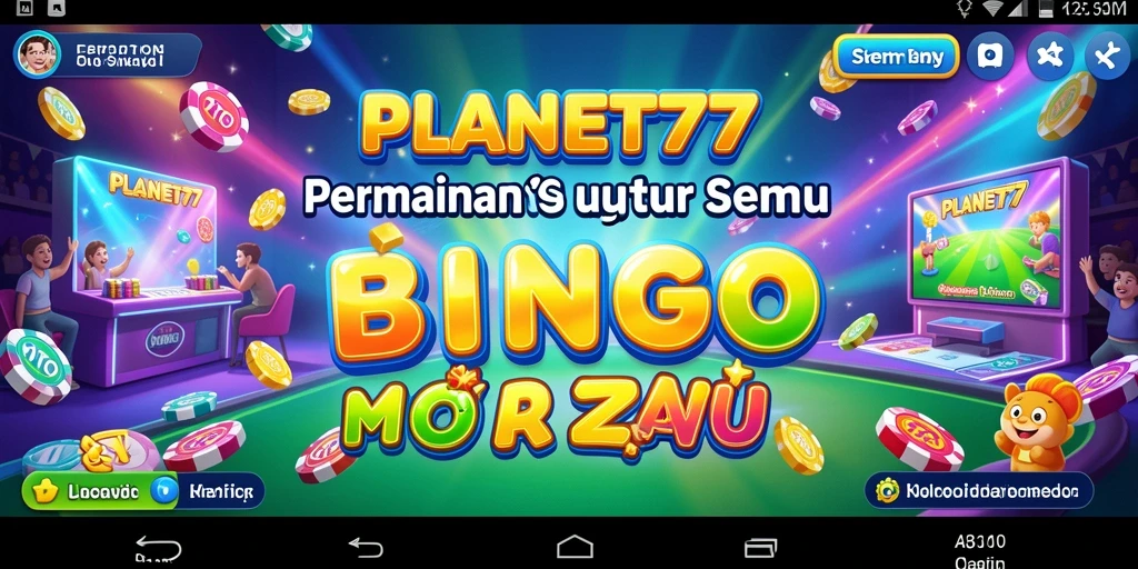Screenshot menunjukkan gameplay Bingo yang menarik dan interaktif.
