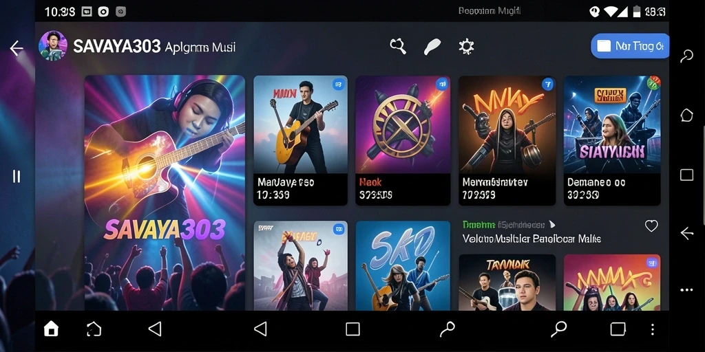 Screenshot dari gameplay <strong>SAVAYA303</strong> yang menampilkan pengalaman musik yang interaktif.
