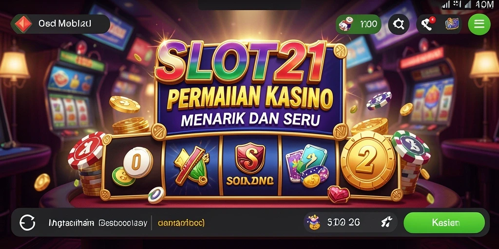Screenshot menunjukkan gameplay menarik dari SLOT21 dalam dunia Kasino.