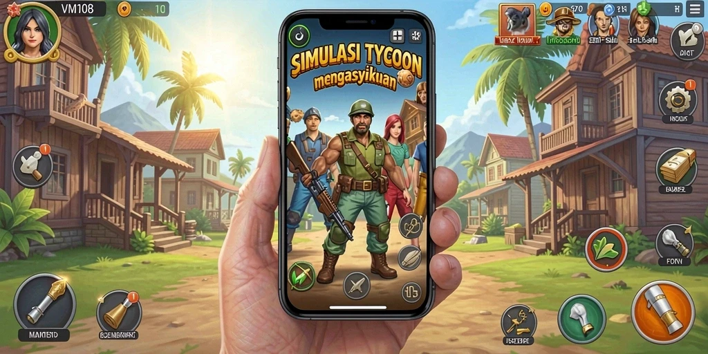 Tampilan gameplay VM108 yang menarik dan interaktif.